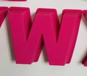 Load image into Gallery viewer, Giant Pink Letters Molds A - Z (All 26 Letters Set) also available as single or pack of 2 - perfect for resins!