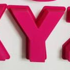 Load image into Gallery viewer, Giant Pink Letters Molds A - Z (All 26 Letters Set) also available as single or pack of 2 - perfect for resins!