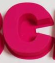 Load image into Gallery viewer, Etsy Mini Pink Letters Molds A - Z  (All 26 Letters Set) also available as single or pack of 2 - perfect for resins!
