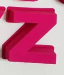 Giant Pink Letters Molds A - Z (All 26 Letters Set) also available as  single or pack of 2 - perfect for resins!